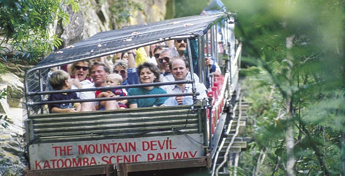 Blue Mountains National Park - adventure & extreme rail forest