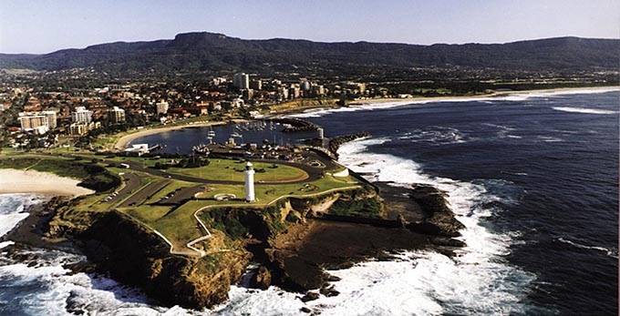 Illawarra - coastal rocky coastline lighthouse