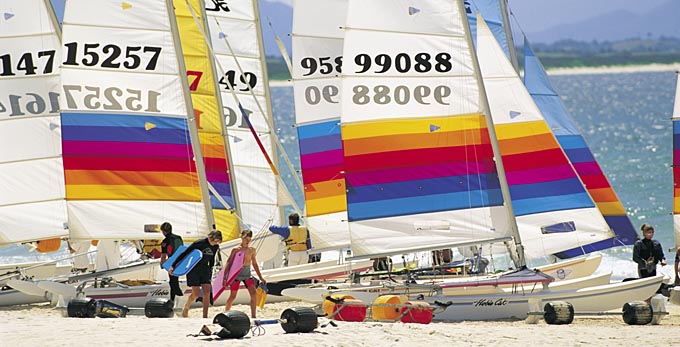 Mount Warning, Northern Rivers - beach coastal boating sailing