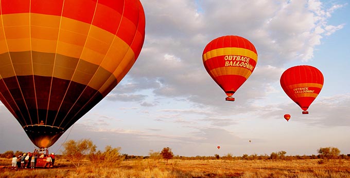 Alice Springs, Alice Springs and Surrounds - sunrise/sunset outback ballooning