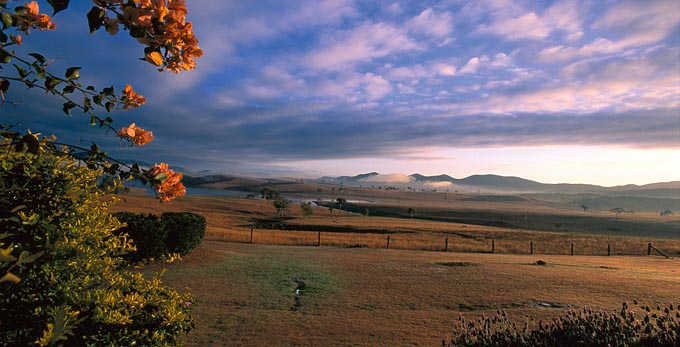Esk, Brisbane - landscape sunrise/sunset mountains rural