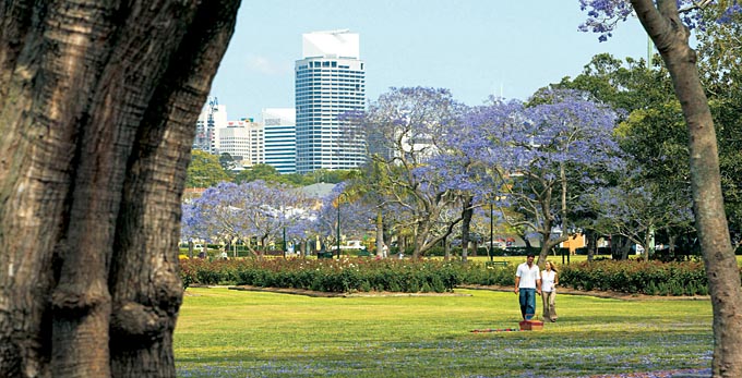 New Farm, Brisbane - parks city flowers