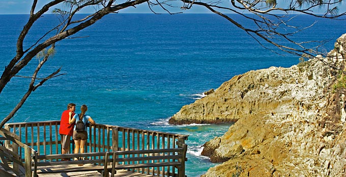 North Stradbroke, Brisbane - beach coastal islands rocky coastline bushwalking