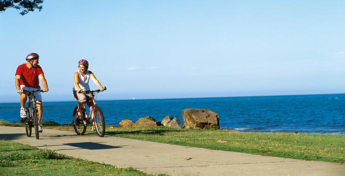 Redcliffe, Brisbane - coastal cycling