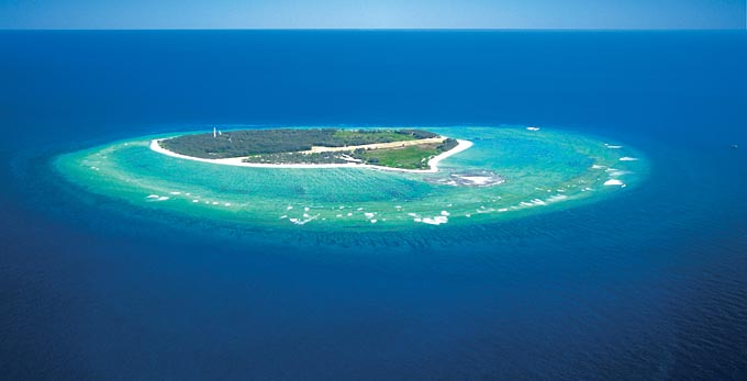 Bundaberg Coral Isles and Country - aerial landscape beach coastal islands reef