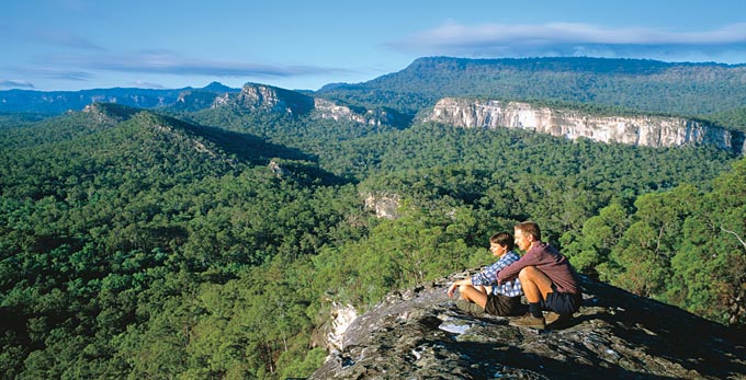 Carnarvon Gorge, Capricorn - landscape mountains forest outback bushwalking