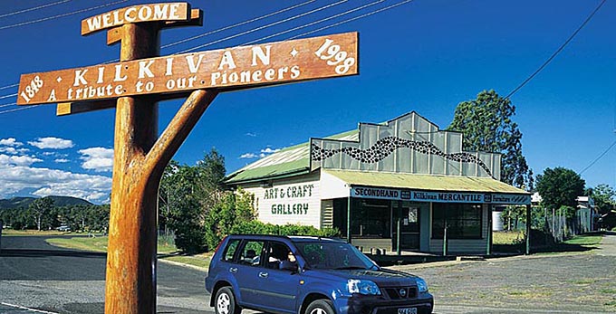 Kilkivan, Fraser Coast South Burnett - country town signage