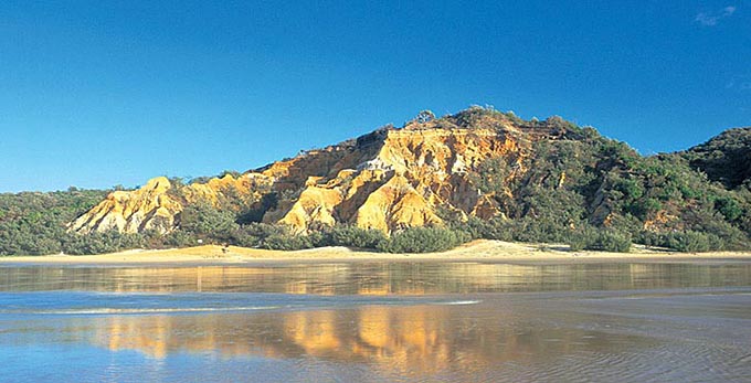 The Cathedrals, Fraser Coast South Burnett - landscape beach coastal islands