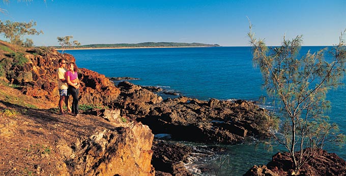 Agnes Water, Gladstone - coastal rocky coastline