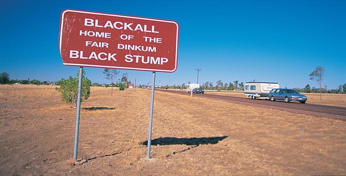 Blackall, Outback Queensland - outback vehicle touring unique signage