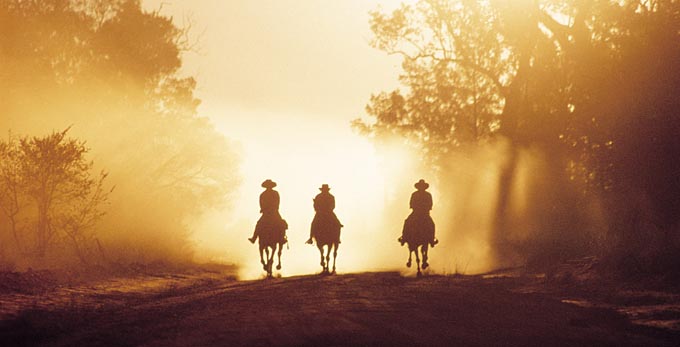 Longreach, Outback Queensland - sunrise/sunset outback horse riding