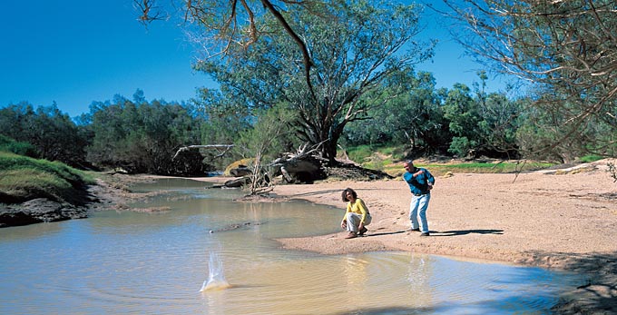 Thargomindah, Outback Queensland - river/creek outback