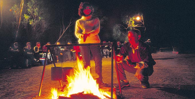Yowah, Outback Queensland - night outback camping