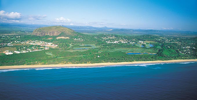 Coolum Beach, Sunshine Coast - aerial beach coastal