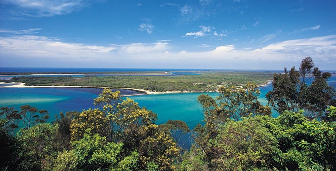 Lakes Entrance - landscape coastal lake forest