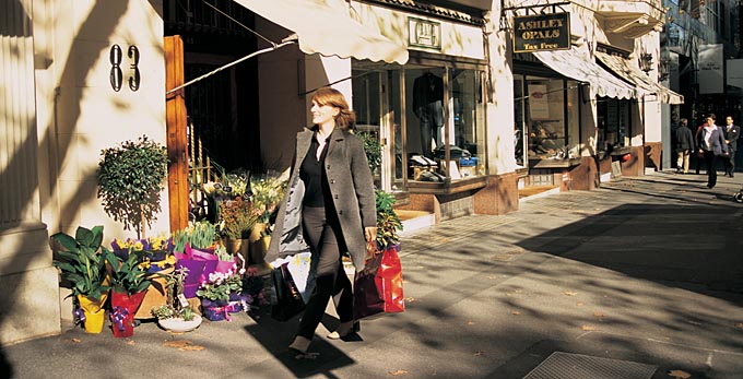 Collins Street, Melbourne - shopping