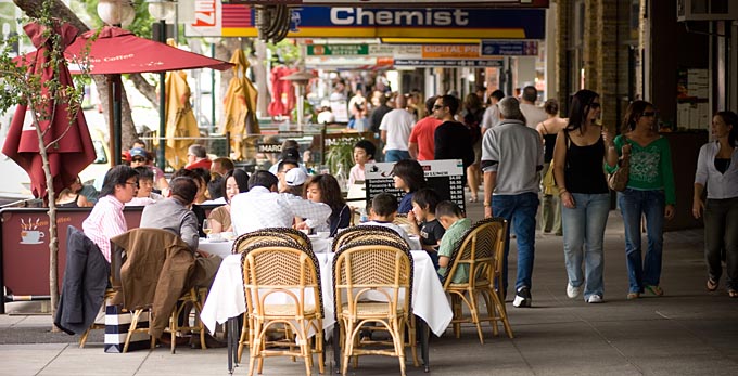 Melbourne - cafes dining out