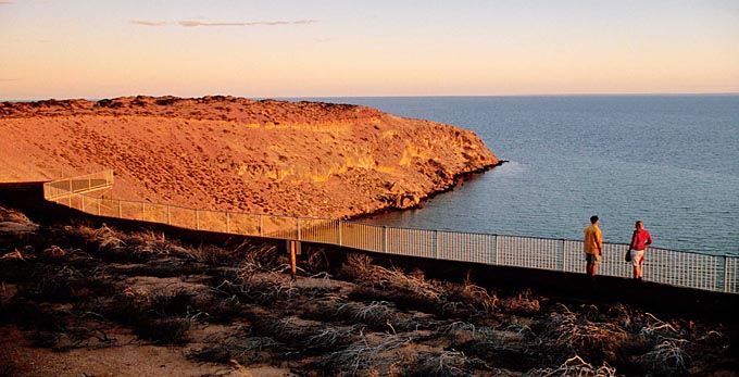 Denham, Australia's Coral Coast - sunrise/sunset rocky coastline
