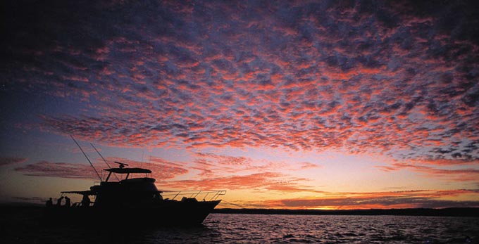 Exmouth, Australia's Coral Coast - sunrise/sunset boating