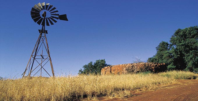 Exmouth, Australia's Coral Coast - landscape windmills