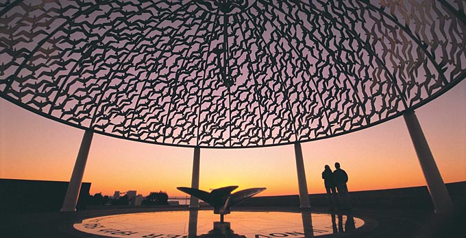 Geraldton, Australia's Coral Coast - sunrise/sunset monuments
