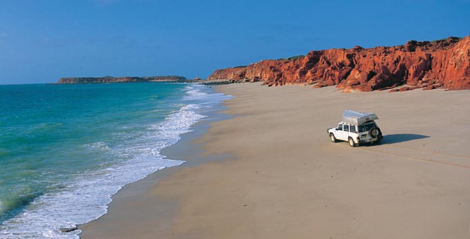 Cape Leveque, Australia's North West - beach rocky coastline 4wd