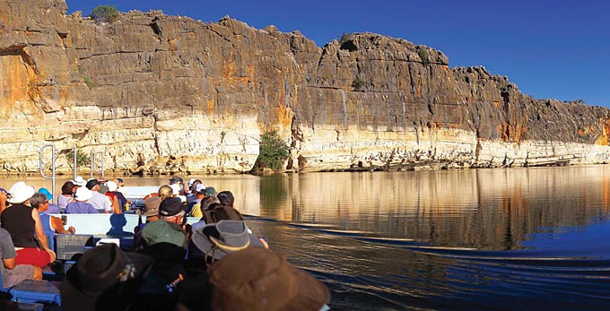 Fitzroy Crossing/Geikie Gorge National Park, Australia's North West - river/creek gorge boating