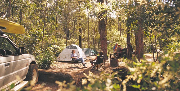 Dwellingup, Experience Perth - forest camping