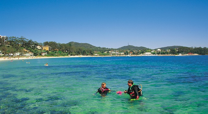 North Coast NSW - beach coastal reef diving swimming