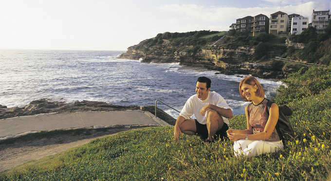 Bondi Beach, Sydney - coastal rocky coastline