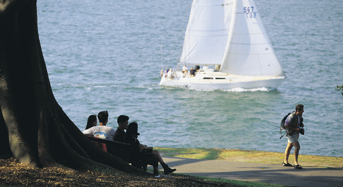 Royal Botanic Gardens, Sydney - bay/harbour coastal gardens parks boating sailing