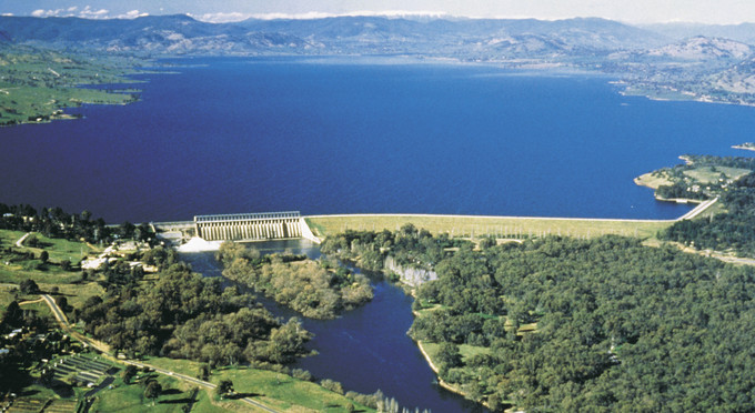 The Murray - aerial lake