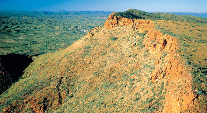Alice Springs, Alice Springs and Surrounds - aerial landscape mountains outback