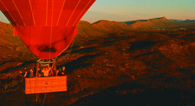 Alice Springs, Alice Springs and Surrounds - aerial sunrise/sunset outback ballooning