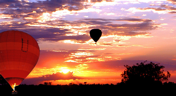 Alice Springs, Alice Springs and Surrounds - sunrise/sunset outback ballooning