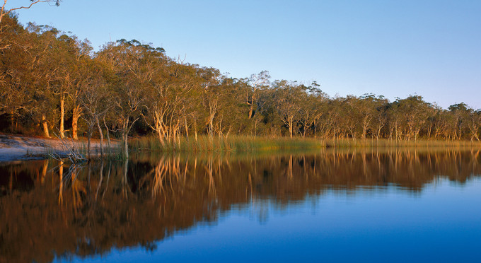North Stradbroke, Brisbane - landscape sunrise/sunset islands lake