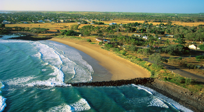 Bargara, Bundaberg Coral Isles And Country - aerial landscape beach coastal