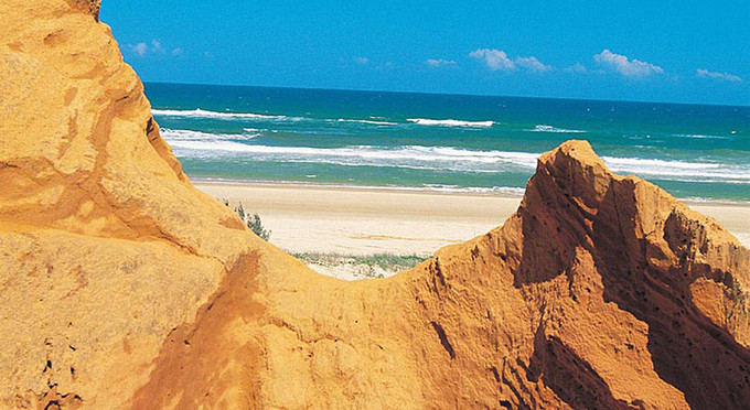 The Cathedrals, Fraser Coast South Burnett - beach coastal islands 4wd