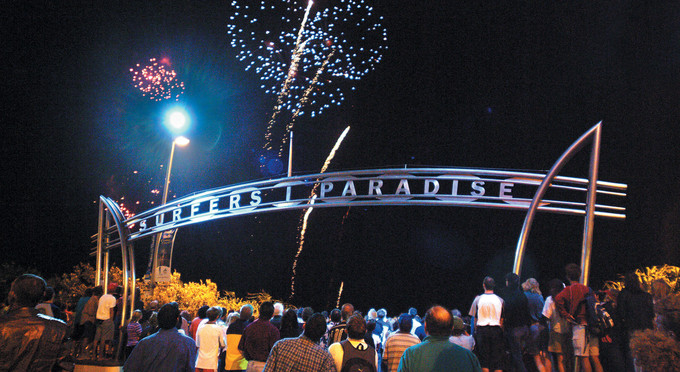 Surfers Paradise, Gold Coast - night coastal festivals