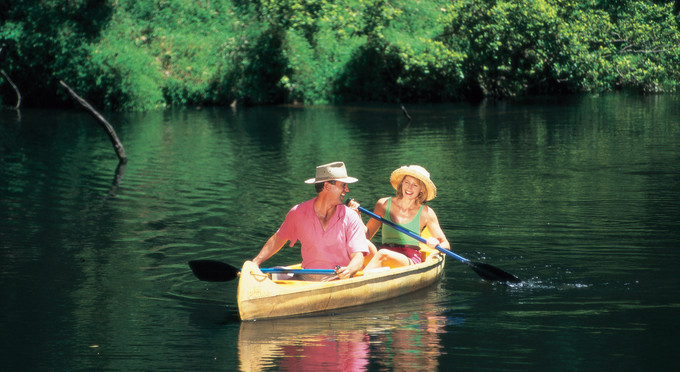 Eungella National Park, Mackay - river/creek rainforest boating