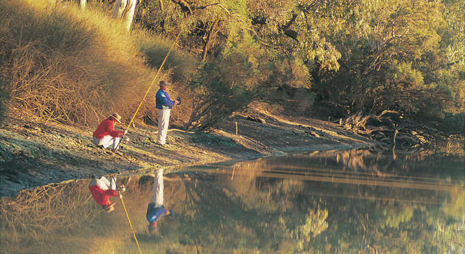 Outback Queensland - river/creek fishing