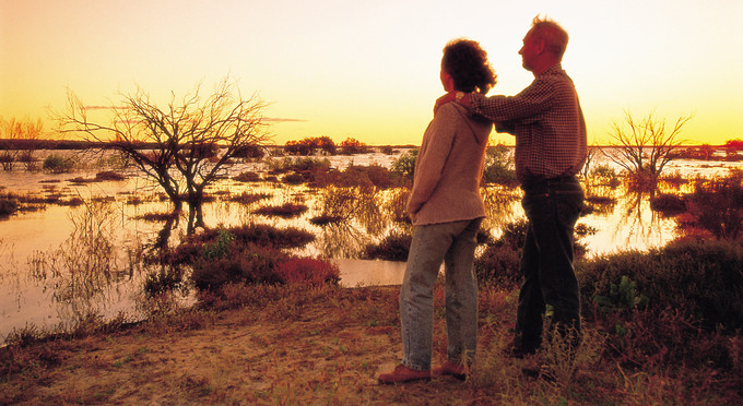 Thargomindah, Outback Queensland - sunrise/sunset wetlands