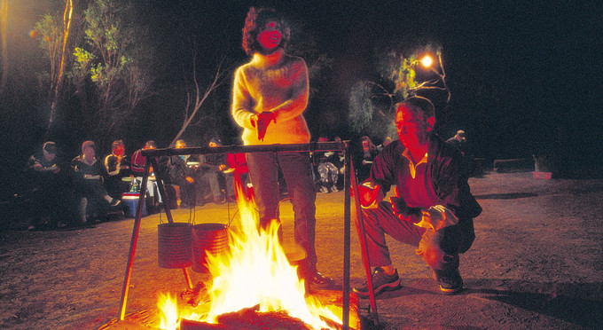 Yowah, Outback Queensland - night outback camping