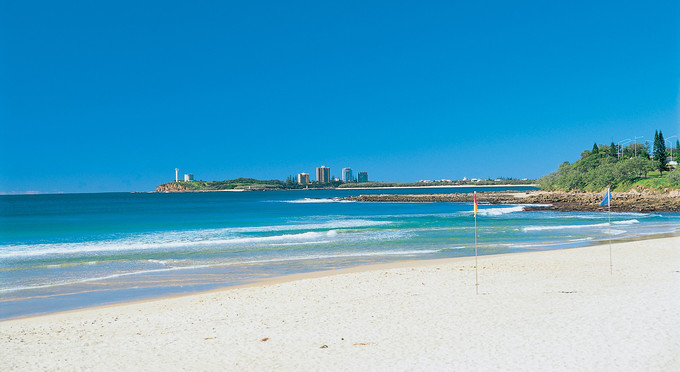 Alexandra Headland, Sunshine Coast - landscape beach coastal rocky coastline