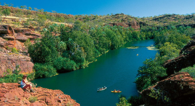 Boodjamulla (Lawn Hill) National Park, Tropical North Queensland - landscape river/creek waterhole gorge outback boating