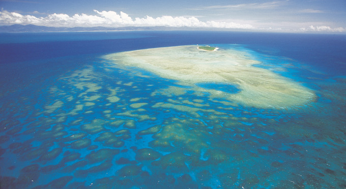 Green Island, Tropical North Queensland - aerial landscape coastal islands reef