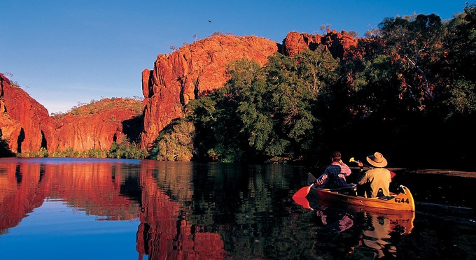 Tropical North Queensland - landscape sunrise/sunset river/creek waterhole gorge outback boating