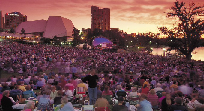 Elder Park, Adelaide - sunrise/sunset parks river/creek city nightlife