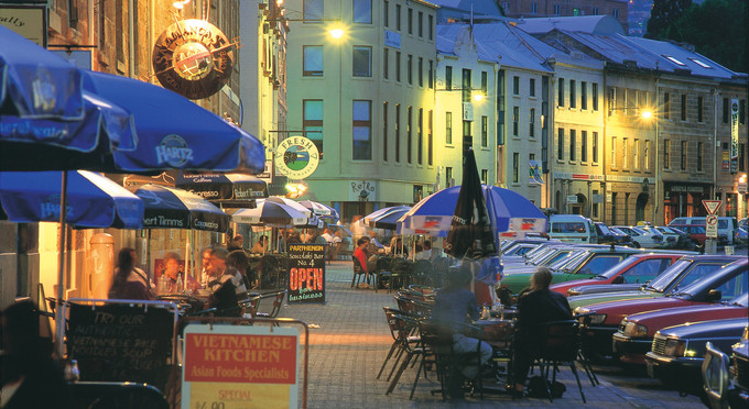 Hobart, Tasmanias South - night dining out heritage