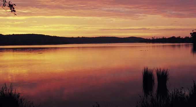 Croajingolong National Park, Gippsland - sunrise/sunset coastal river/creek